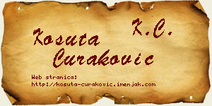 Košuta Curaković vizit kartica